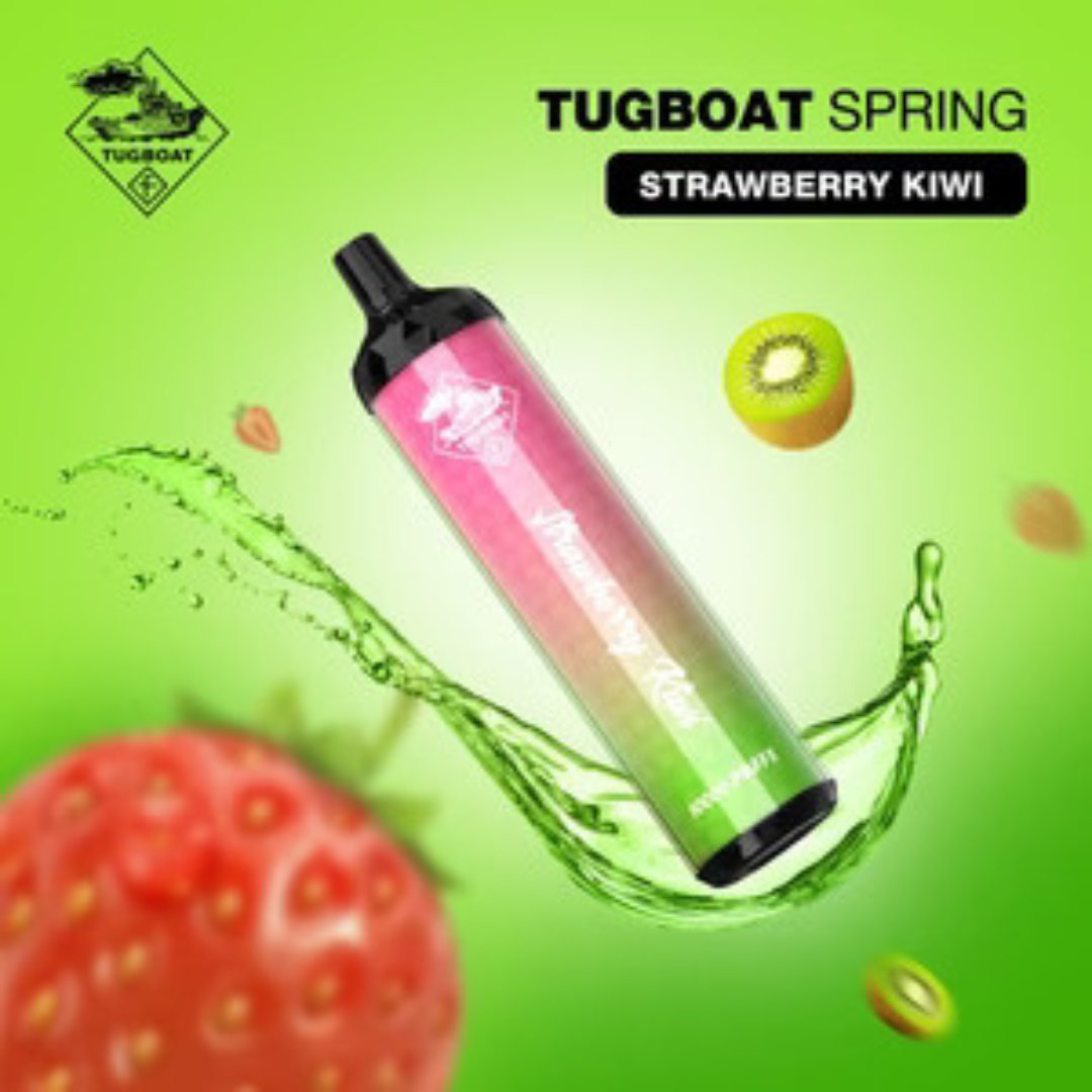 Tugboat spring 10000 puffs - strawberry kiwi - disposable vape