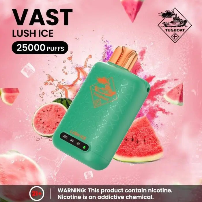 Tugboat Vast 25000 Puffs Disposable Vape - Lush Ice - Disposable Vape - Vapes Uae