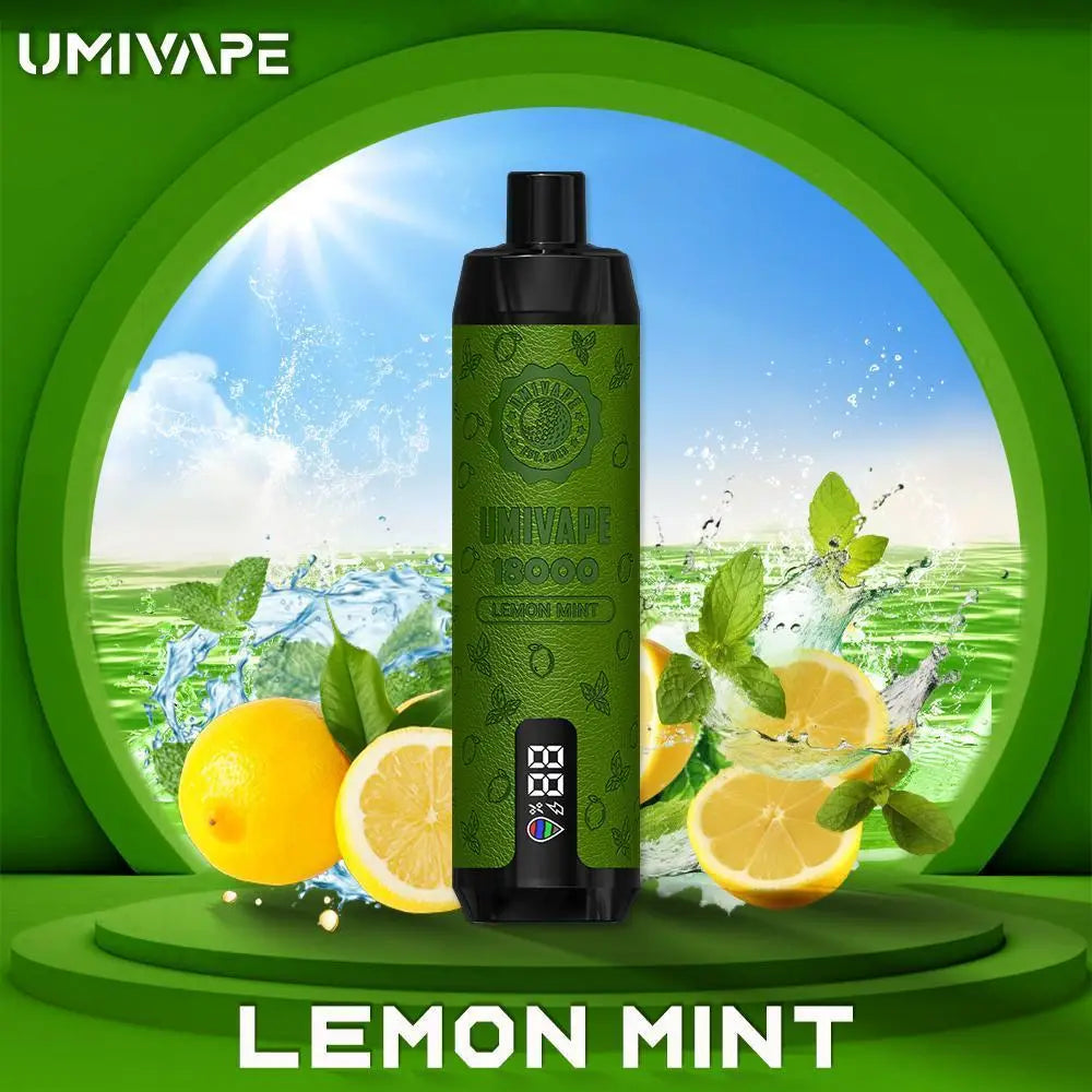 Umivape u Bar 18000 Puffs Disposable Vape - Lemon Mint - Disposable Vape - Vapes Uae