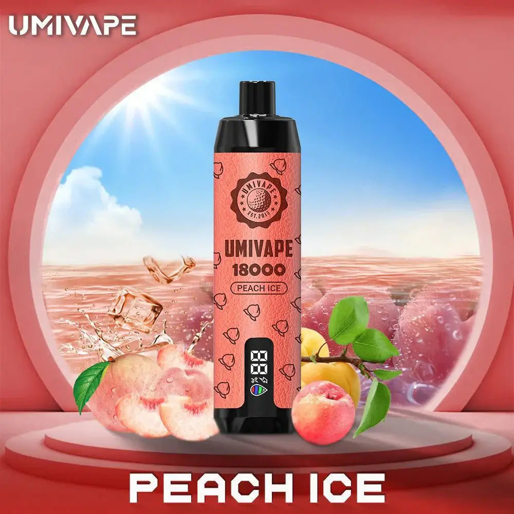Umivape u Bar 18000 Puffs Disposable Vape - Peach Ice - Disposable Vape - Vapes Uae