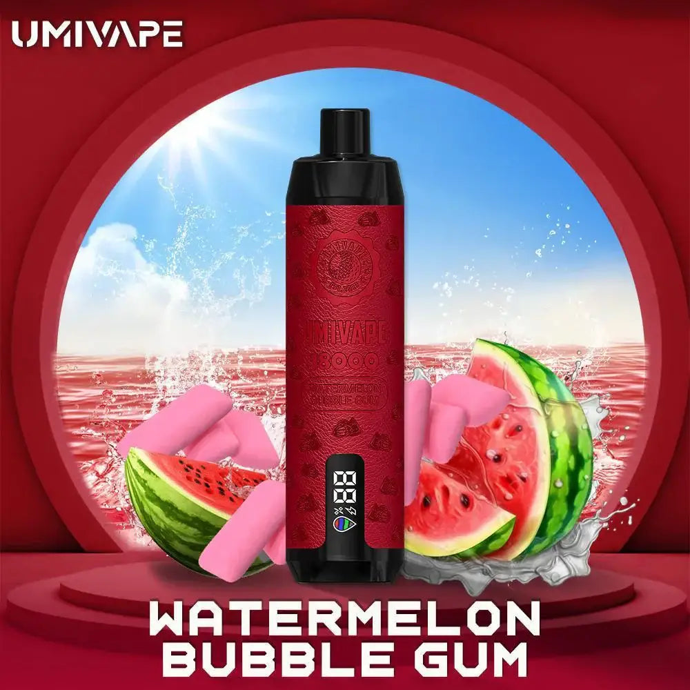 Umivape u Bar 18000 Puffs Disposable Vape - Watermelon Bubble Gum - Disposable Vape - Vapes Uae