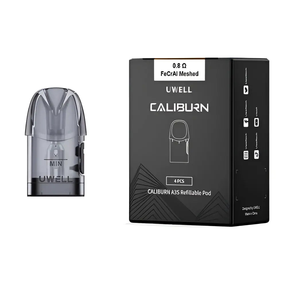 Uwell Caliburn A3 Replacement Pod System - 0.8 A3s / Box - Shisha Accessories - Vapes Uae