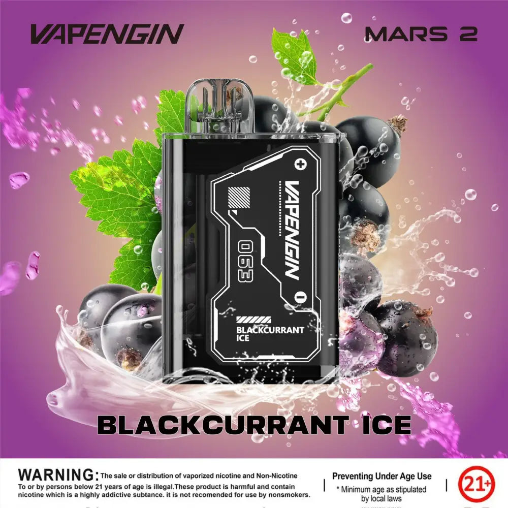 Vapengin Mars 2 20000 Puffs Disposable Vape - Black Currant Ice - Disposable Vape - Vapes Uae