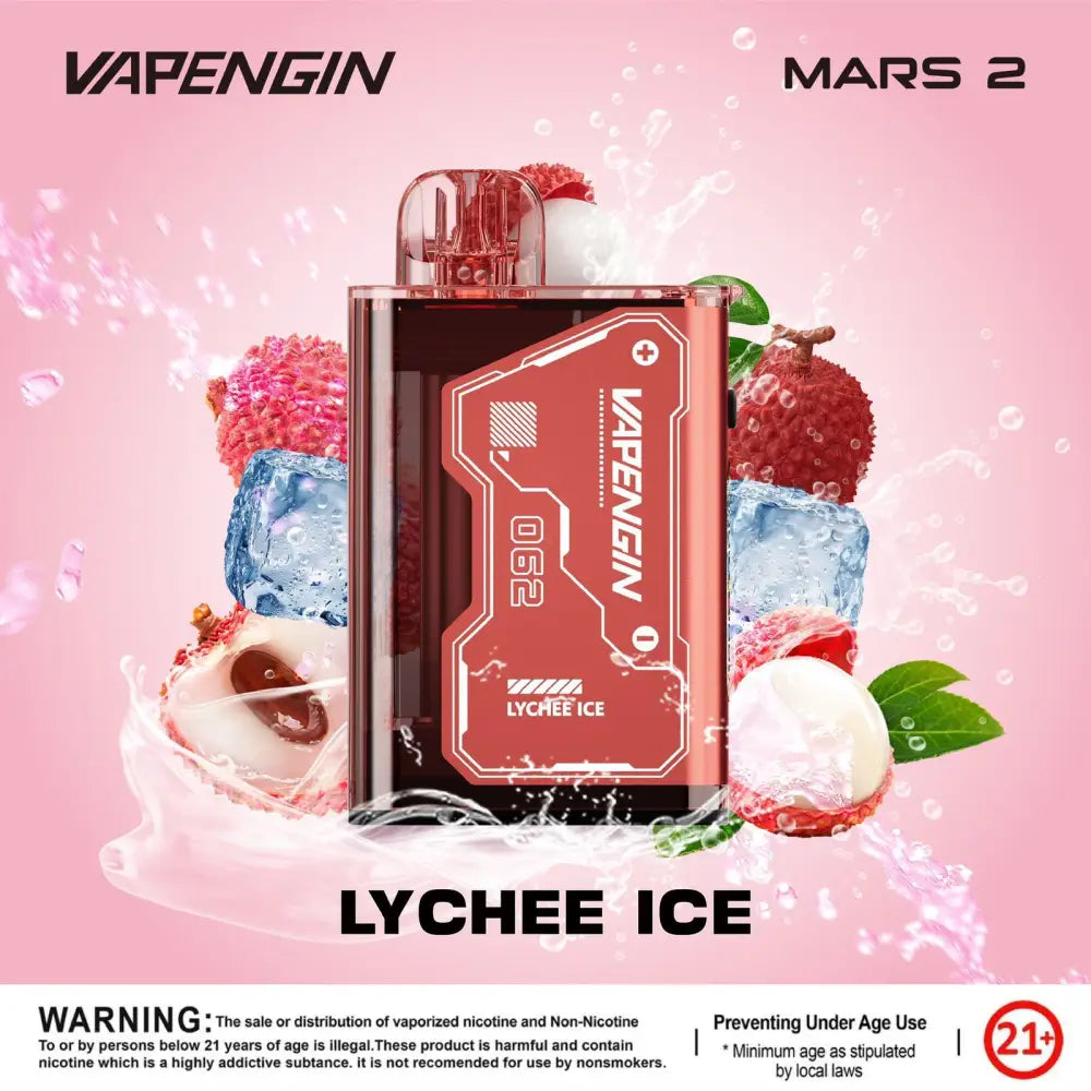 Vapengin Mars 2 20000 Puffs Disposable Vape - Lychee Ice - Disposable Vape - Vapes Uae