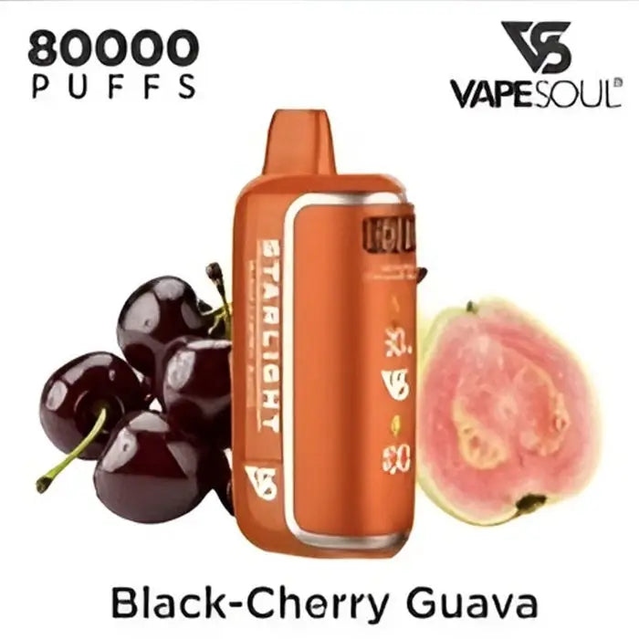 Vapesoul Starlight 80000 Puffs Disposable Vape - Black Cherry Guava - Disposable Vape - Vapes Uae