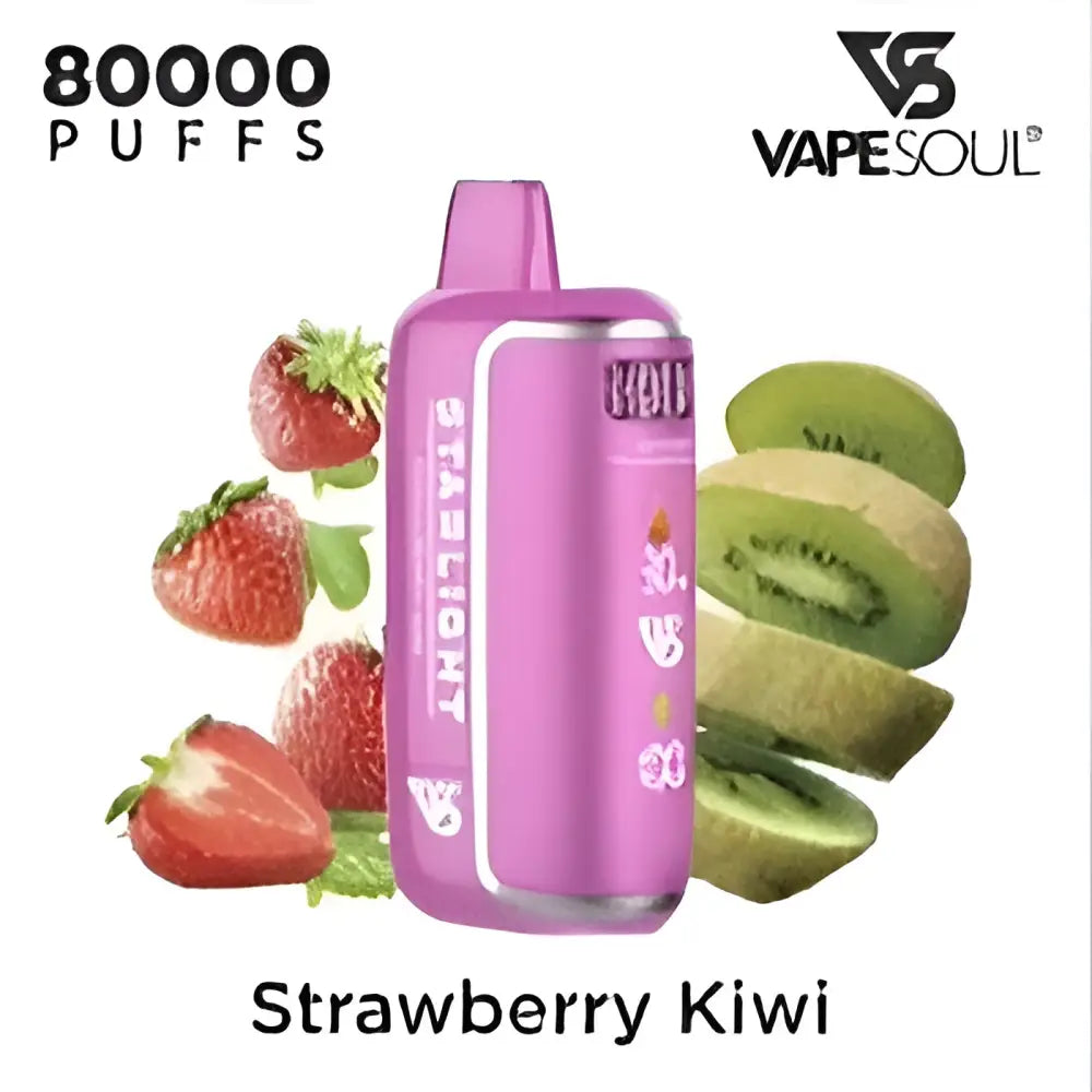 Vapesoul Starlight 80000 Puffs Disposable Vape - Strawberry Kiwi - Disposable Vape - Vapes Uae