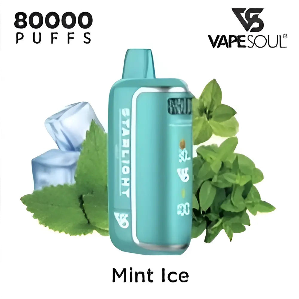 Vapesoul Starlight 80000 Puffs Disposable Vape - Mint Ice - Disposable Vape - Vapes Uae