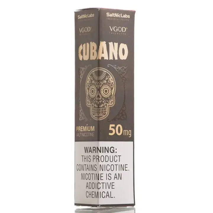 Vgod Salt Nic 50mg 30ml E-liquid - Cubano Rich Creamy Cigar / Brown / 50 - Mg - E-liquid - Vapes Uae