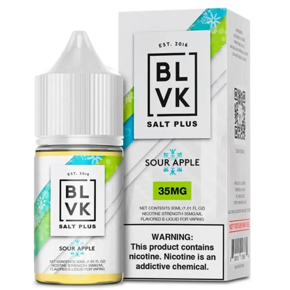 Blvk Bar Saltanic 30ml E-liquid - Sour apple / 35 - Mg - E-liquid - Vapes Uae