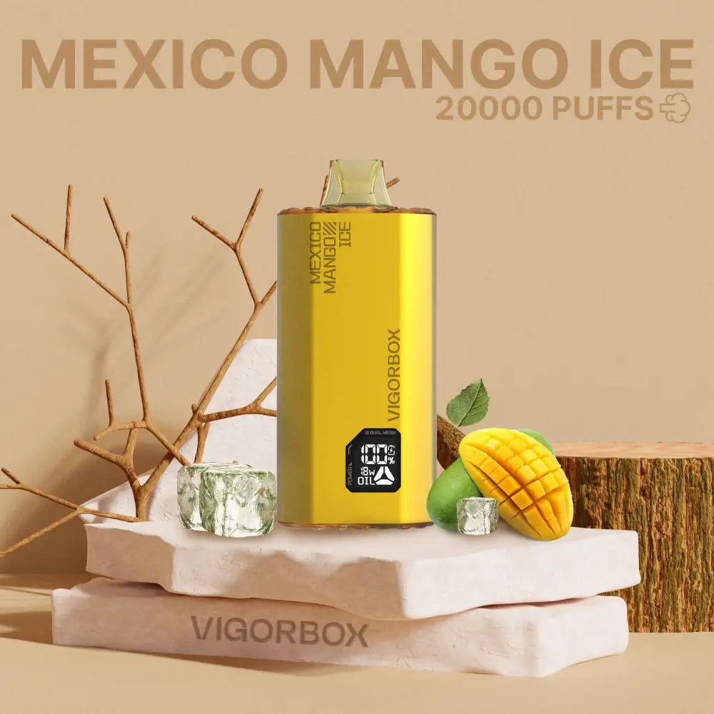 Vigo 20000 Puffs Disposable Vape - Mexico Mango Ice - Disposable Vape - Vapes Uae