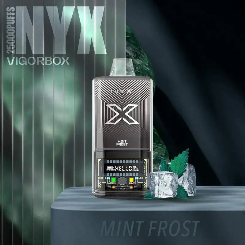 Vigorbox Nyx 25000 Puffs Disposable Vape Mint Frost Disposable Vape Vapes Uae