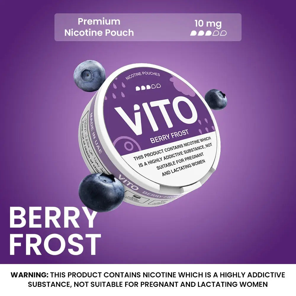 Vito Nicotine Pouches - Barry Frost - 10mg - Nicotine Pouches - Vapes Uae