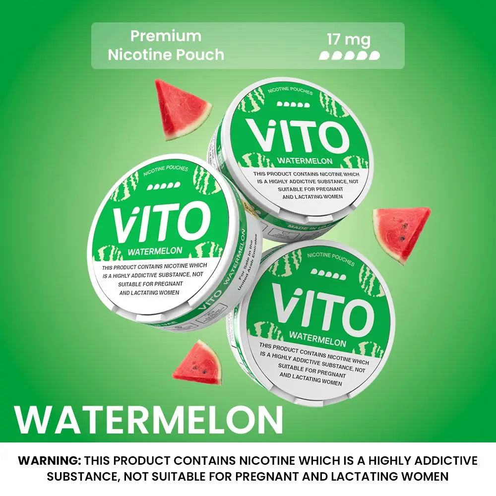 Vito Nicotine Pouches - Watermelon - 17 Mg - Nicotine Pouches - Vapes Uae