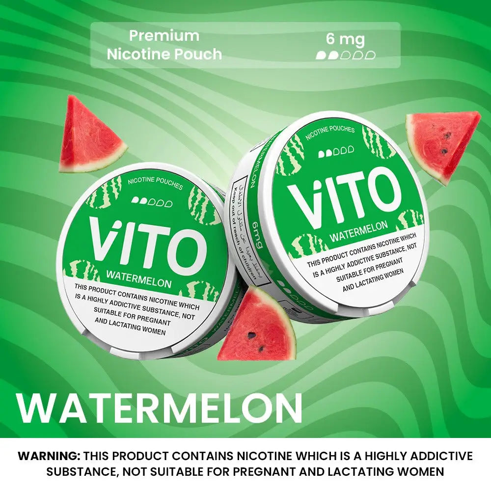 Vito Nicotine Pouches - Watermelon - 6mg - Nicotine Pouches - Vapes Uae