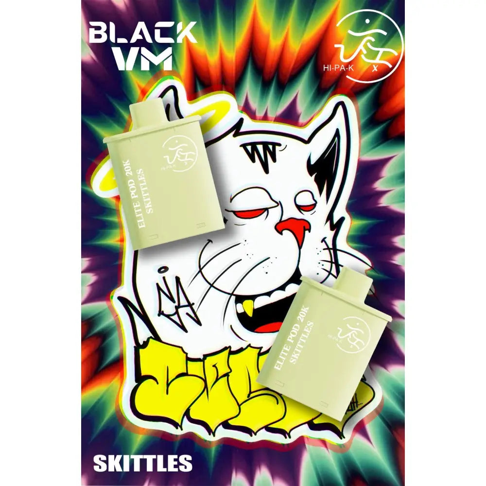 Vm Black Hi-pa-k 20000 Puffs Pod Vape Kit - Skittles / Black - Vape Device - Vapes Uae