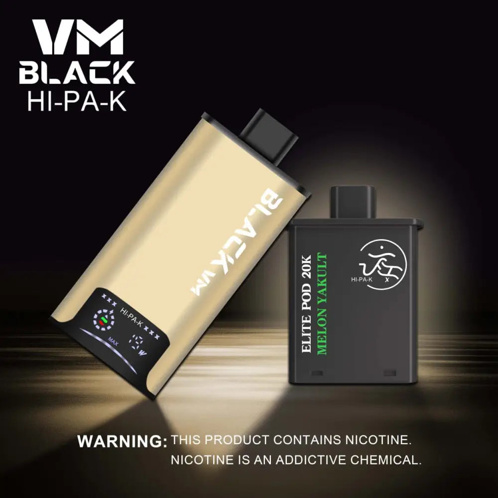 Vm Black Hi-pa-k 20000 Puffs Pod Vape Kit - Vape Device - Vapes Uae