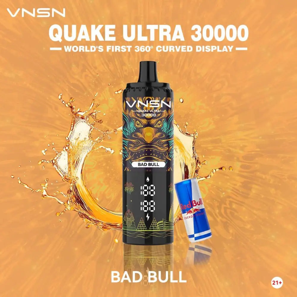 Vnsn Quake Ultra 30000 Puffs Disposable Vape - Bad Bull - Disposable Vape - Vapes Uae