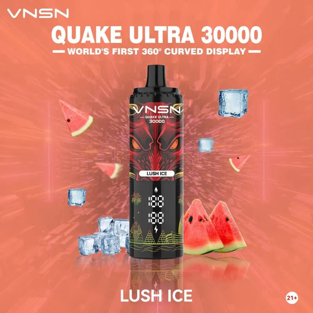 Vnsn Quake Ultra 30000 Puffs Disposable Vape - Lush Ice - Disposable Vape - Vapes Uae