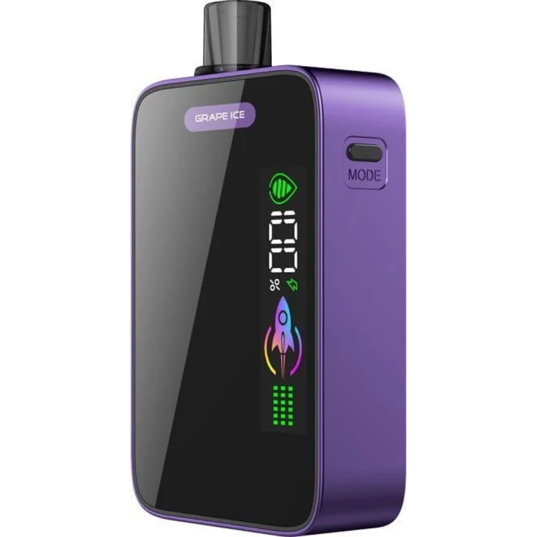 Voom burst 15000 puffs - grape - disposable vape - vapes uae