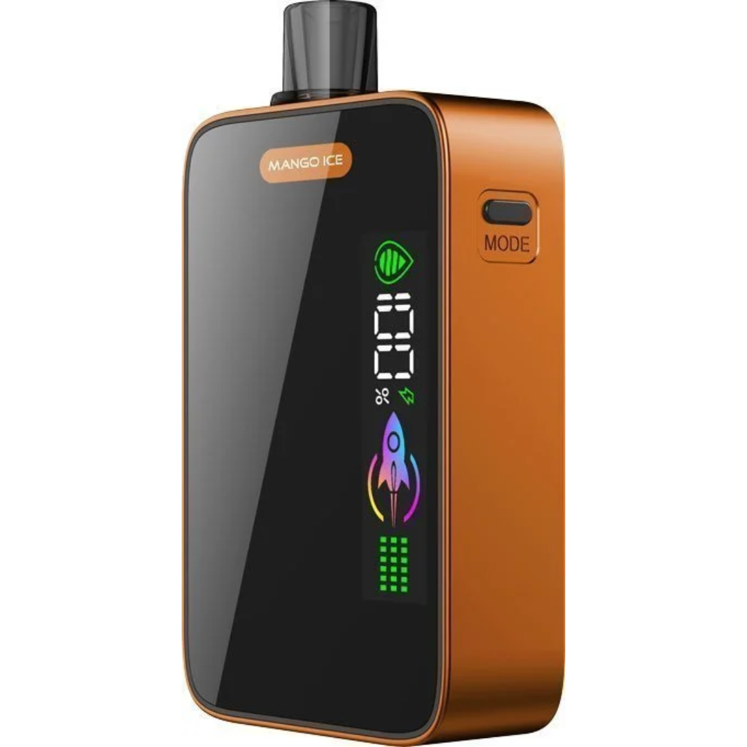 Voom burst 15000 puffs - mango ice - disposable vape - vapes uae