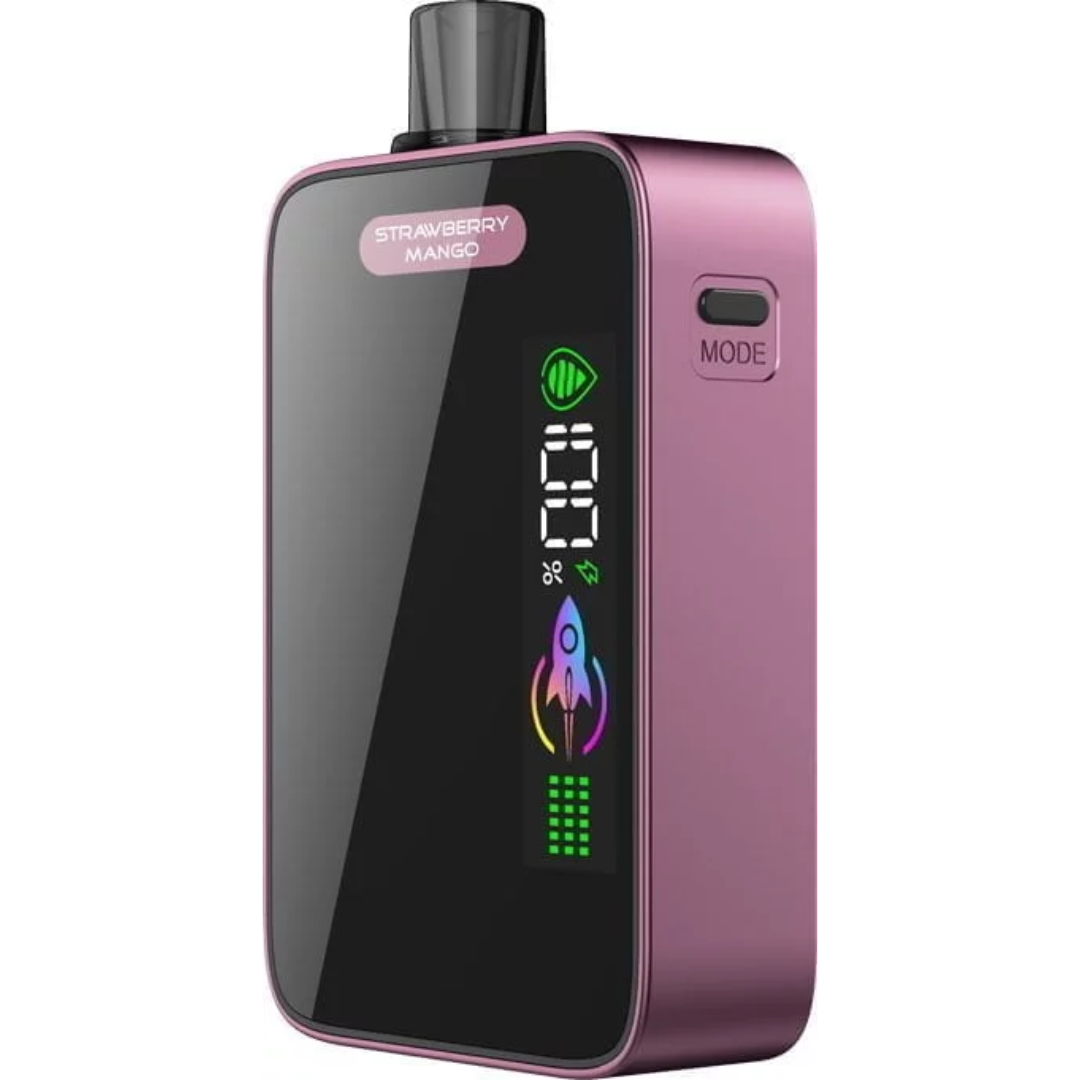 Voom burst 15000 puffs - strawberry mango - disposable vape - vapes uae