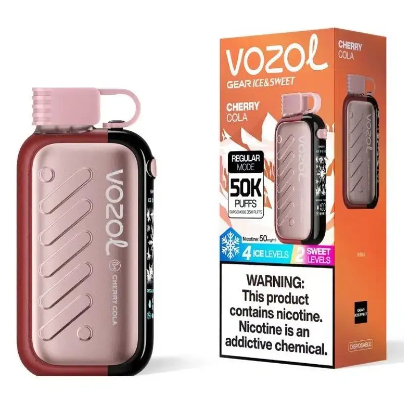 Vozol Gear Ice & Sweet 50000 Puffs Disposable Vape - Cherry Cola - Disposable Vape - Vapes Uae