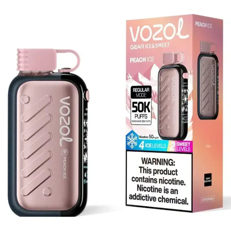 Vozol Gear Ice & Sweet 50000 Puffs Disposable Vape - Peach Ice - Disposable Vape - Vapes Uae
