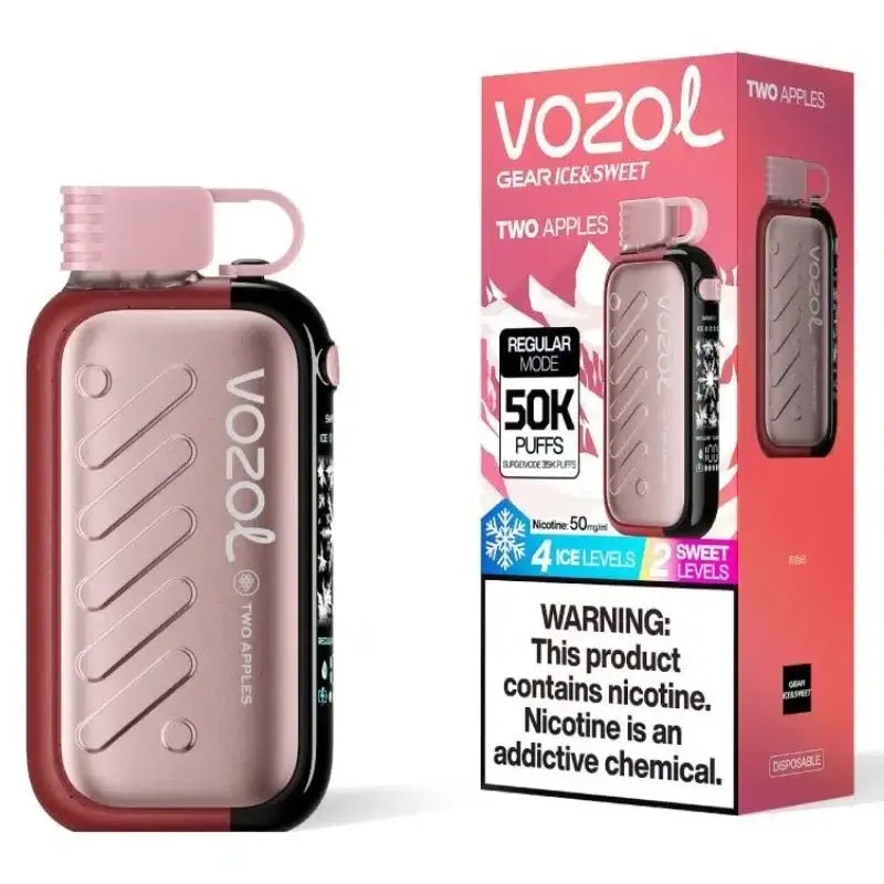 Vozol Gear Ice & Sweet 50000 Puffs Disposable Vape - Two Apple - Disposable Vape - Vapes Uae