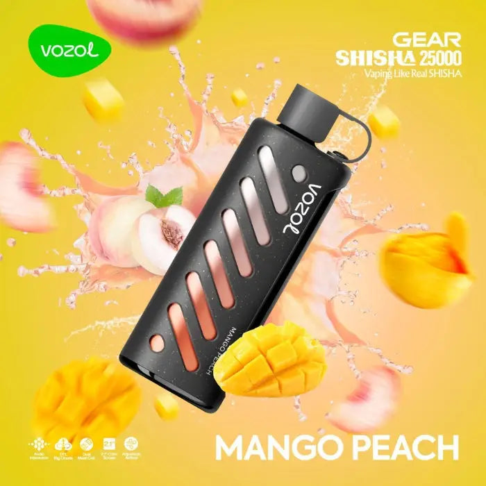 Vozol Gear Shisha 25000 Puffs Disposable Vape - Mango Freeze - Disposable Vape - Vapes Uae