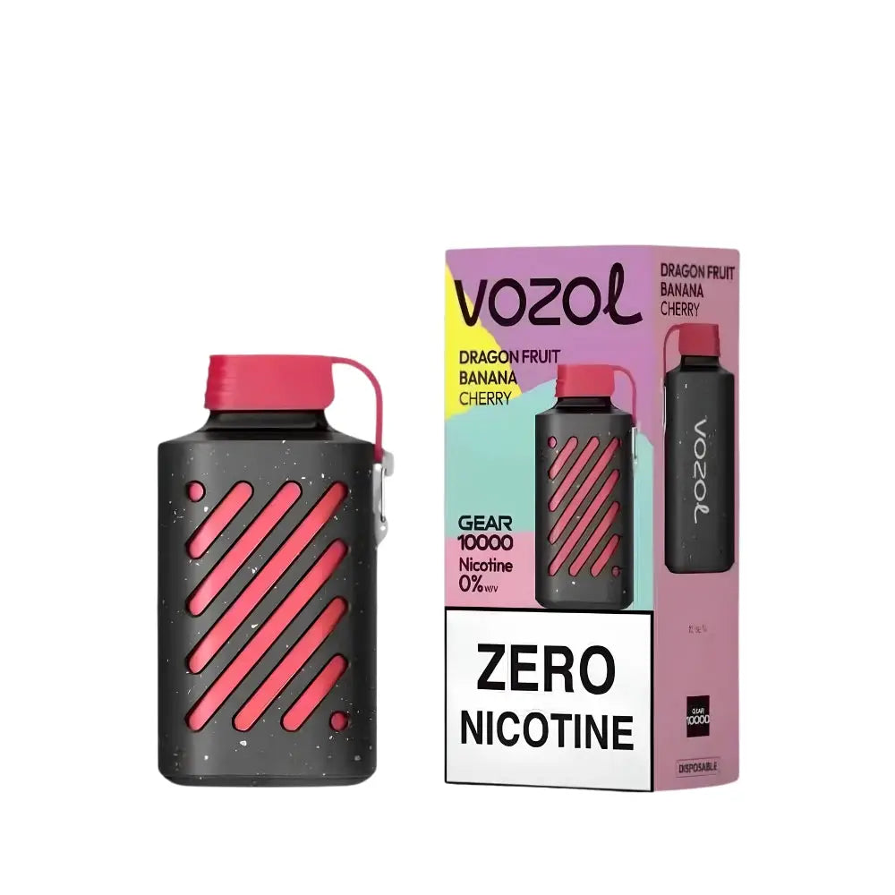 Vozol Gear Zero Nicotine 10000 Puffs Disposable Vape - Dragon Fruit Banana Cherry - Disposable Vape - Vapes Uae