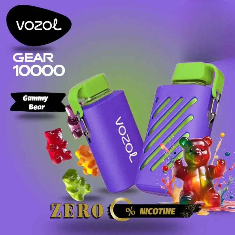 Vozol Gear Zero Nicotine 10000 Puffs Disposable Vape - Gummy Bear - Disposable Vape - Vapes Uae