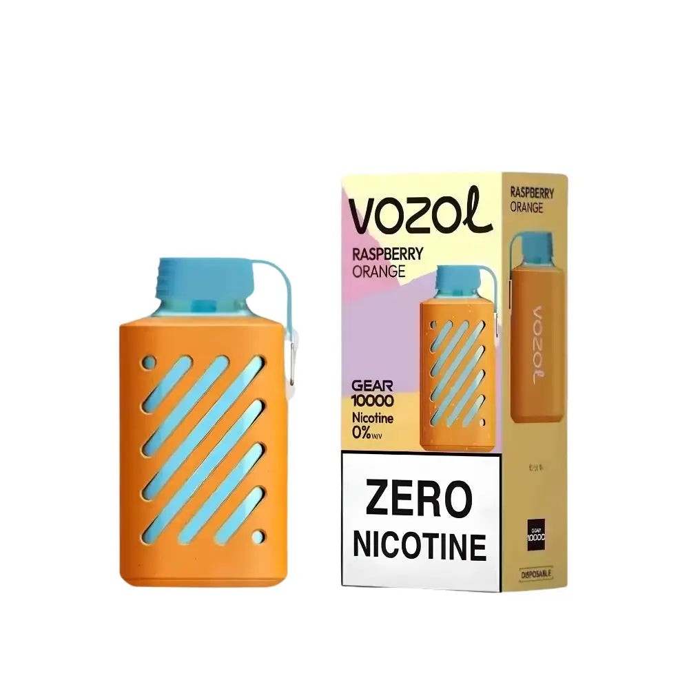 Vozol Gear Zero Nicotine 10000 Puffs Disposable Vape - Raspberry Orange - Disposable Vape - Vapes Uae
