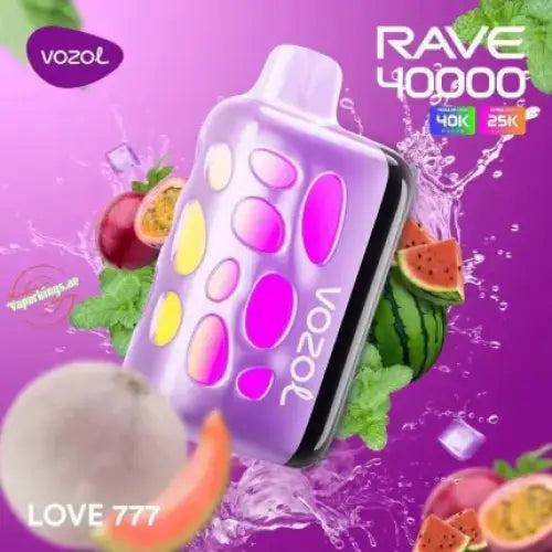 Vozol Rave 40000 Puffs Disposable Vape - Love 777 - Disposable Vape - Vapes Uae