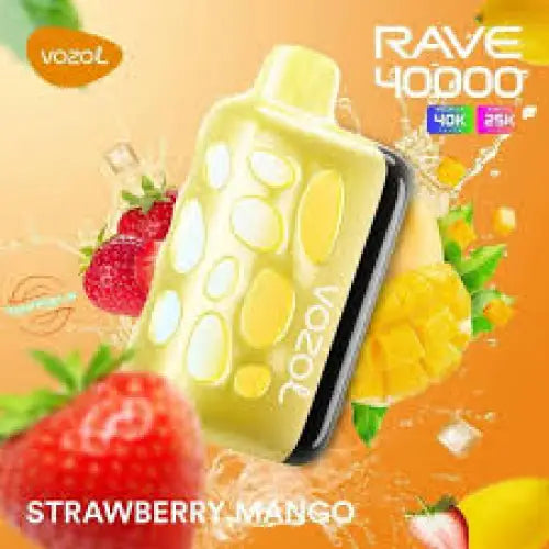 Vozol Rave 40000 Puffs Disposable Vape - Strawberry Mango - Disposable Vape - Vapes Uae