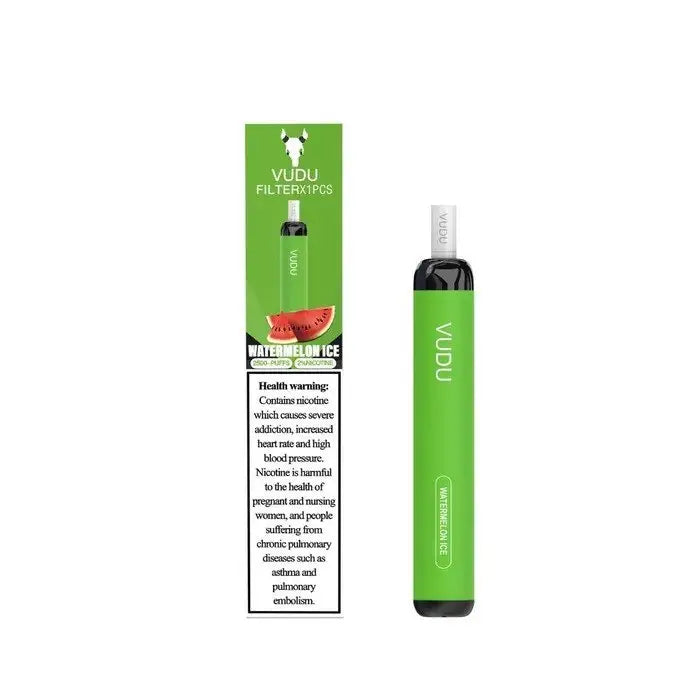 Vudu Filter 2500 Puffs - Watermelon Ice / 50mg(5% ) - Disposable Vape - Vapes Uae