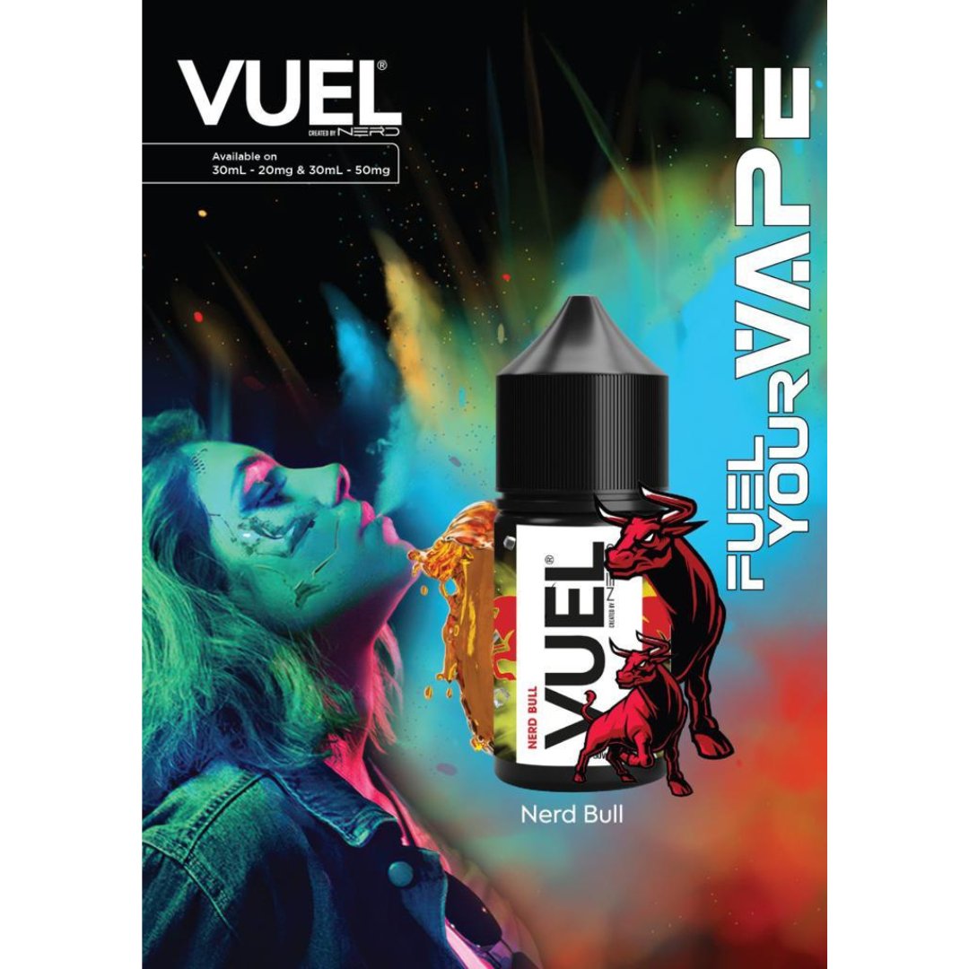 Vuel nerd salts 30ml - nerd bull - e-liquid