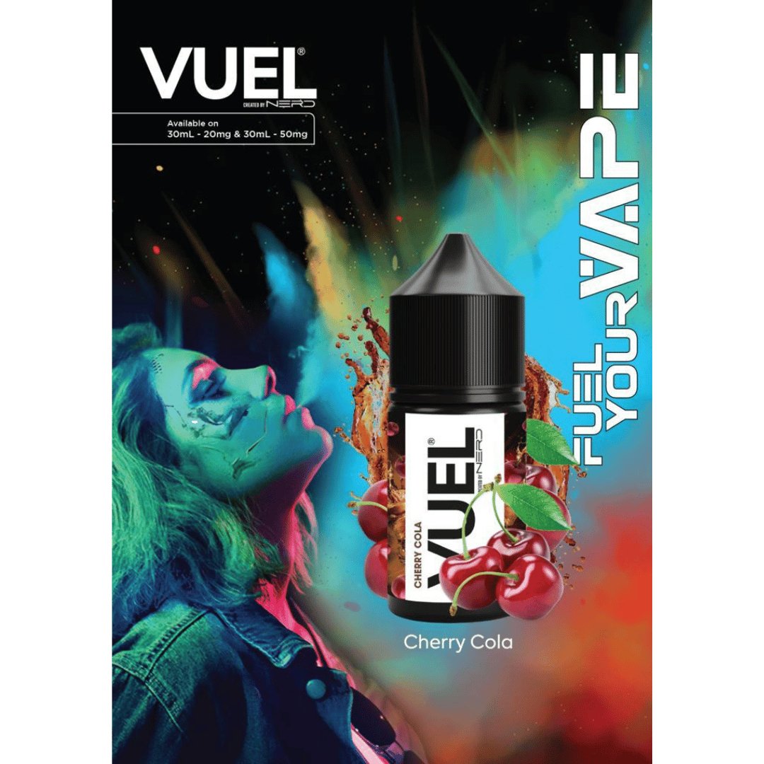 Vuel nerd salts 30ml - cherry cola - e-liquid