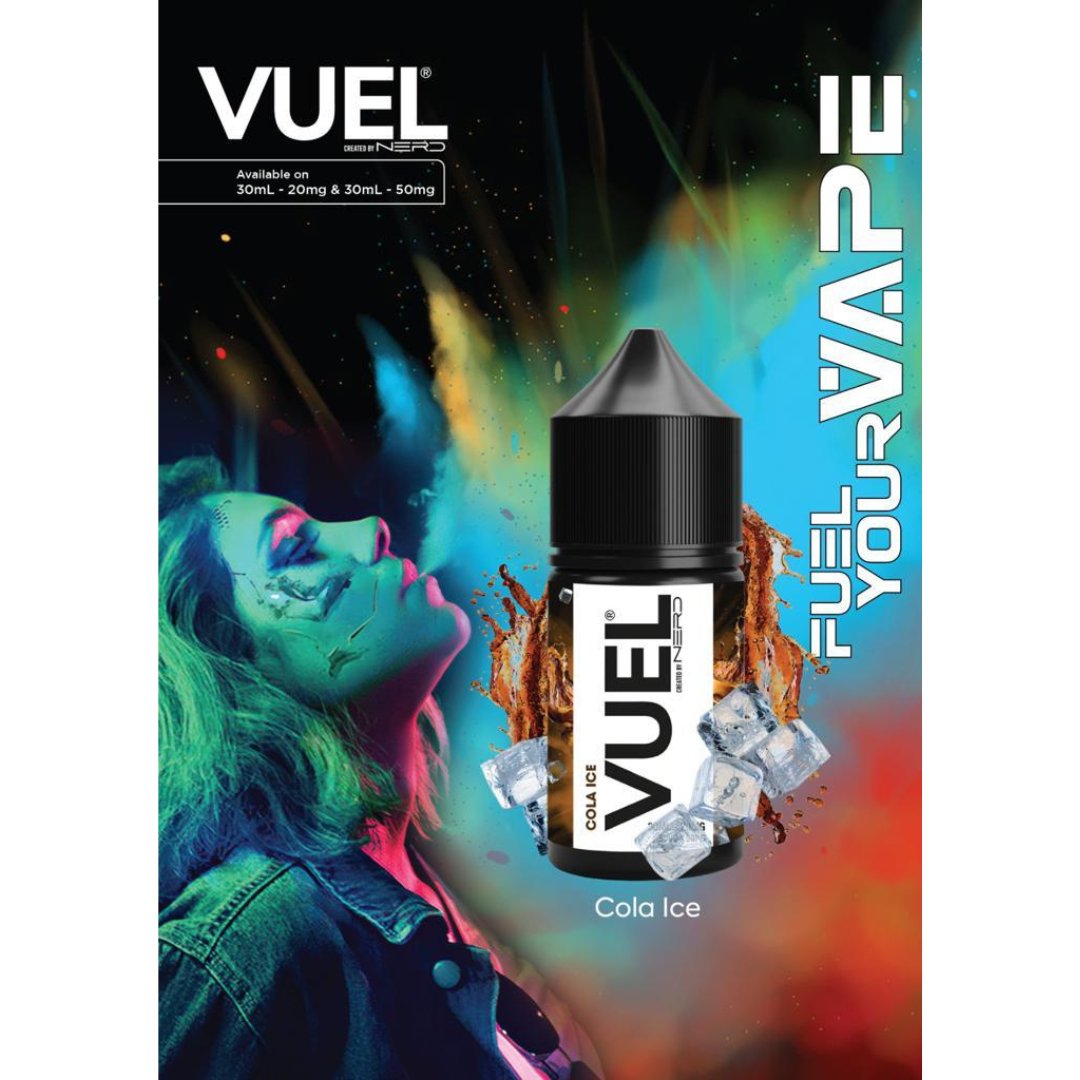 Vuel nerd salts 30ml - cola ice - e-liquid