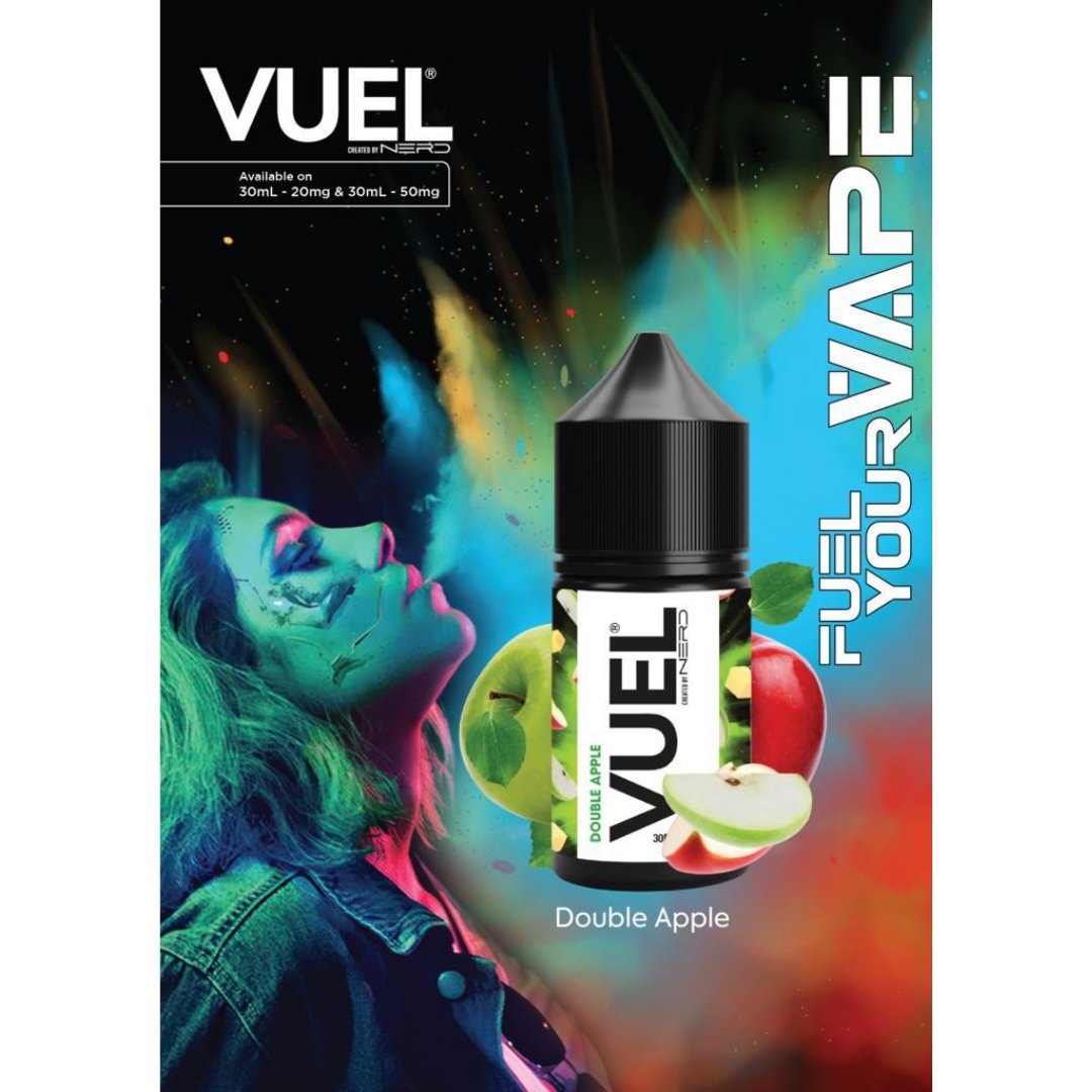 Vuel nerd salts 30ml - double apple - e-liquid