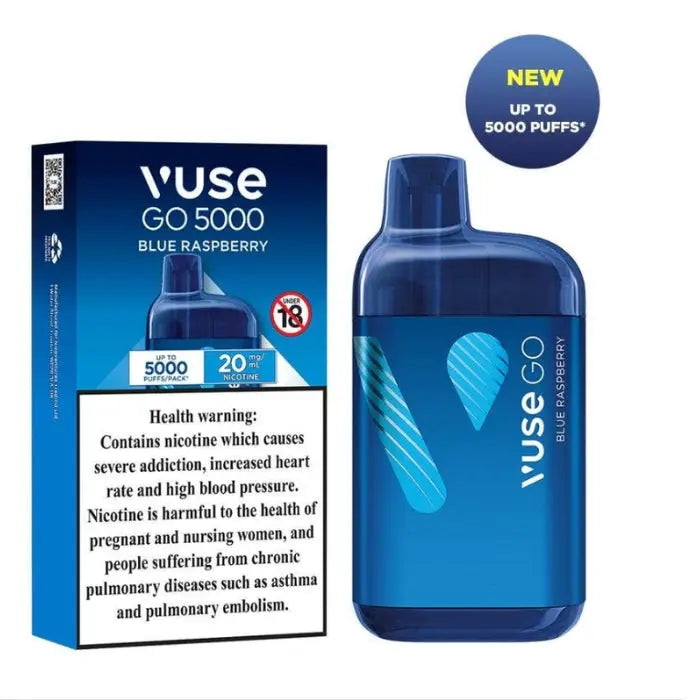 Vuse 5000 Puffs Disposable Vape - Blue Raspberry - Disposable Vape - Vapes Uae