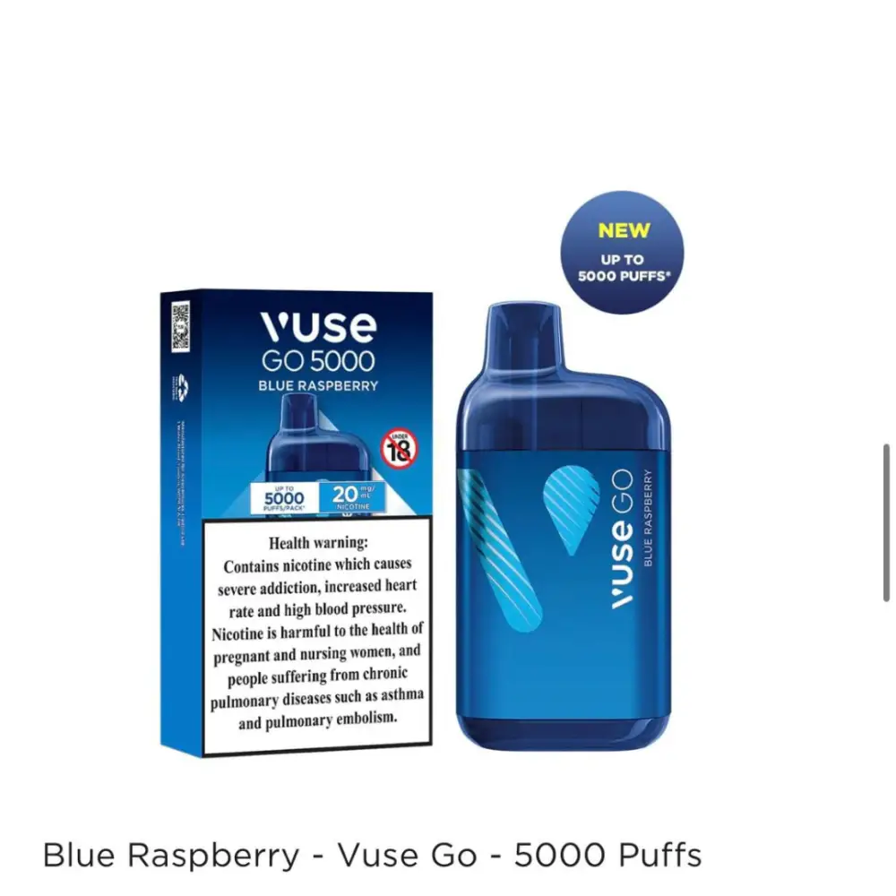 Vuse 5000 Puffs Disposable Vape - Blue Raspberry - Disposable Vape - Vapes Uae