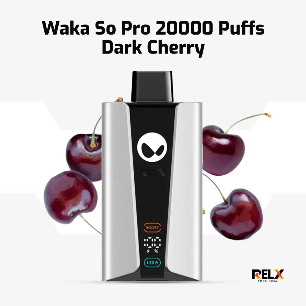 Waka Sopro 20000 Puffs Disposable Vape - Dark Cherry - Disposable Vape - Vapes Uae