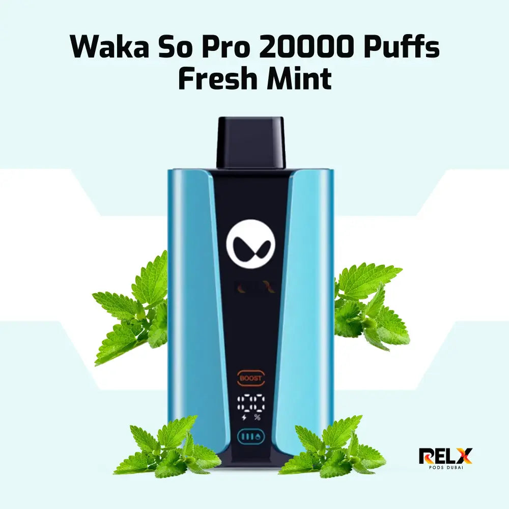 Waka Sopro 20000 Puffs Disposable Vape - Fresh Mint - Disposable Vape - Vapes Uae