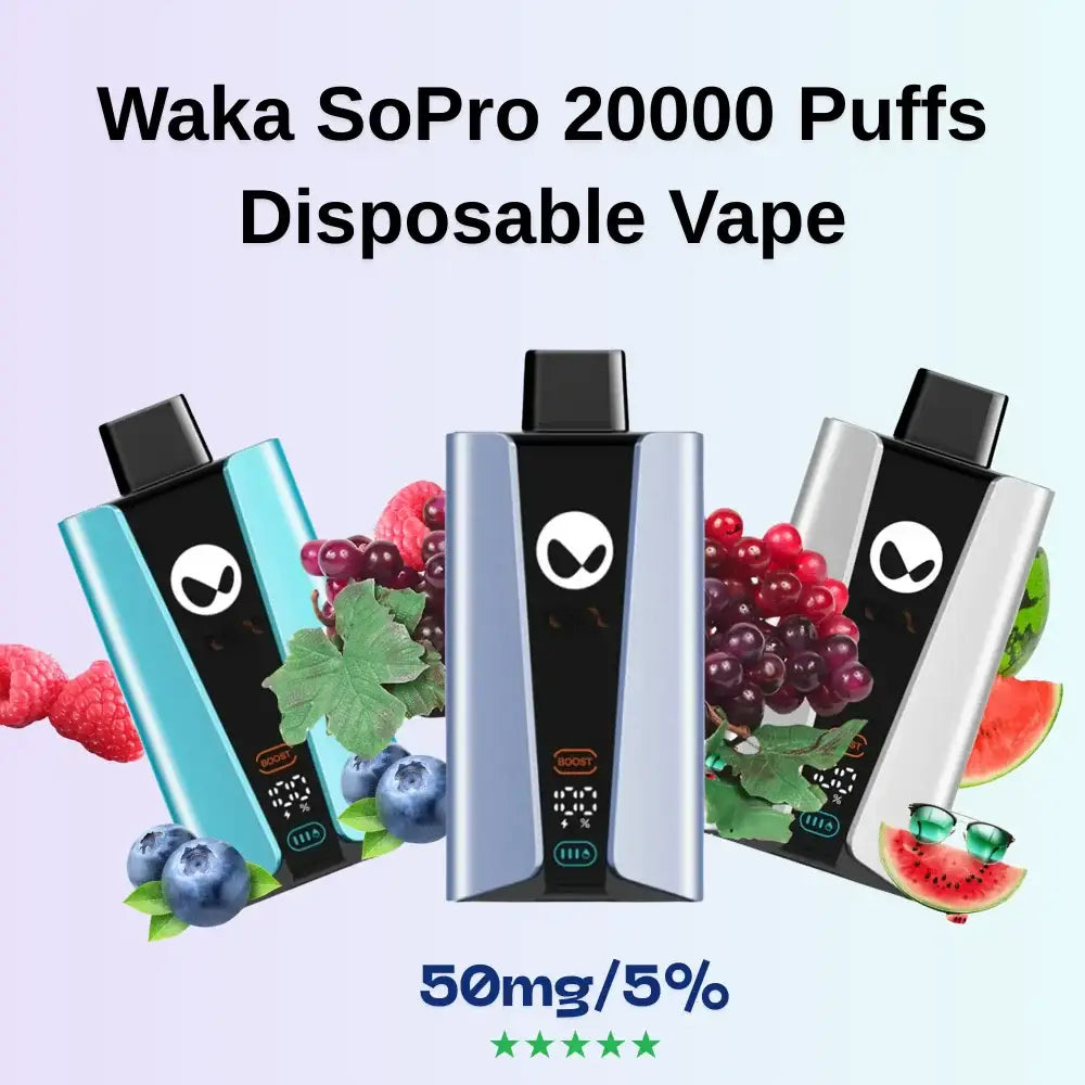 Waka Sopro 20000 Puffs Disposable Vape - Mango Ice - Disposable Vape - Vapes Uae