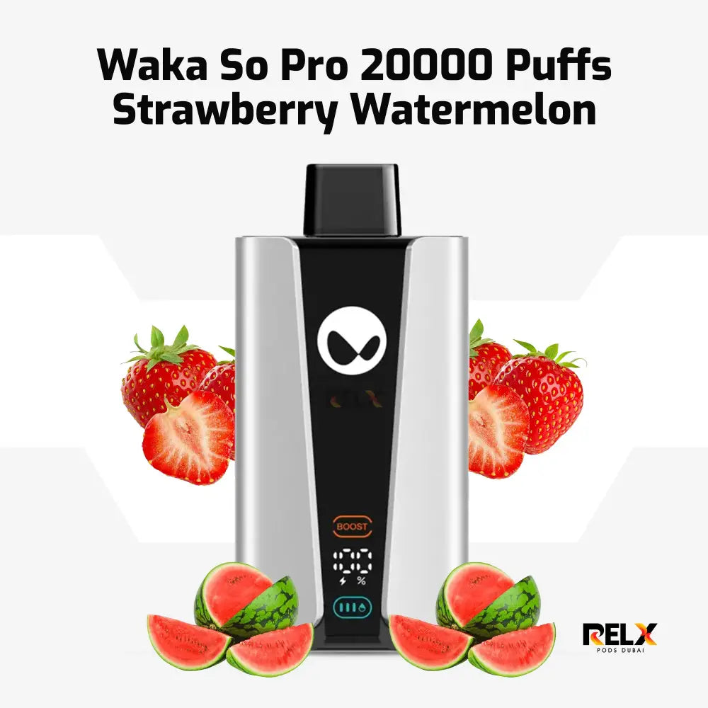 Waka Sopro 20000 Puffs Disposable Vape - Strawberry Watermelon - Disposable Vape - Vapes Uae