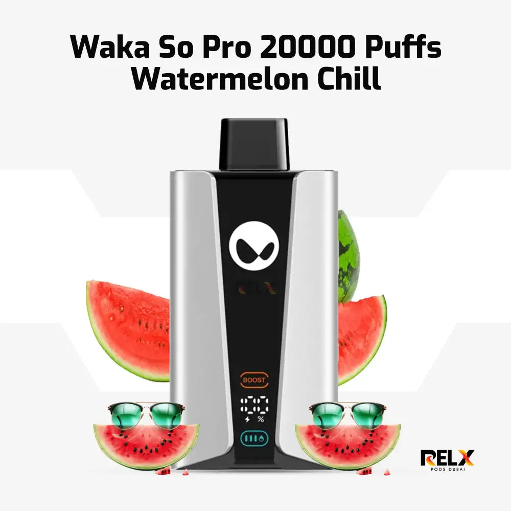 Waka Sopro 20000 Puffs Disposable Vape - Watermelon Chill - Disposable Vape - Vapes Uae