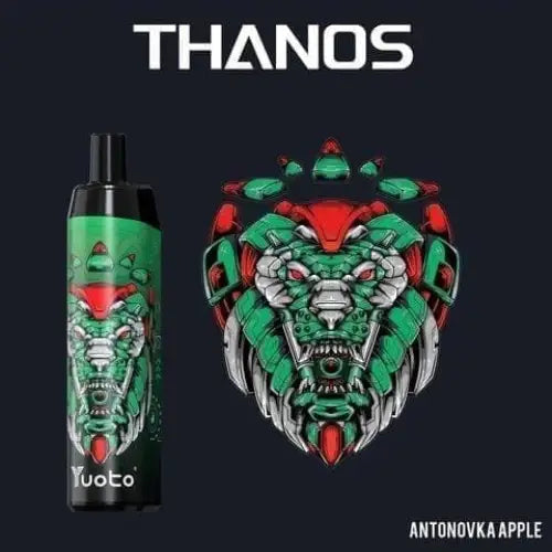 Yuoto Thanos 5000 Puffs - Antonovka Apple / 50mg(5% ) - Disposable Vape - Vapes Uae