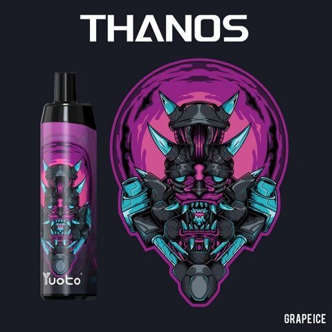 Yuoto thanos 5000 puffs - grape ice / 50mg(5% ) - disposable vape