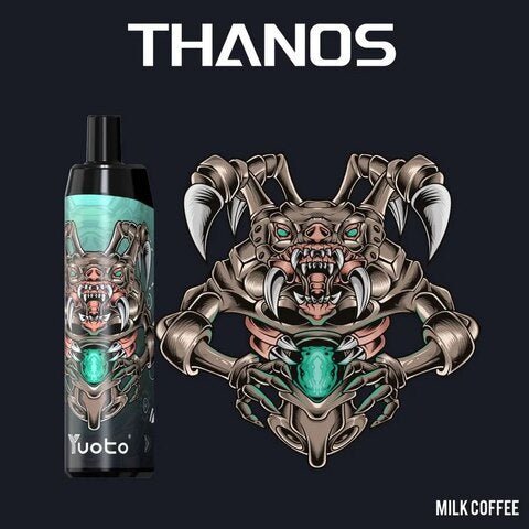 Yuoto thanos 5000 puffs - milk coffee / 50mg(5% ) - disposable vape