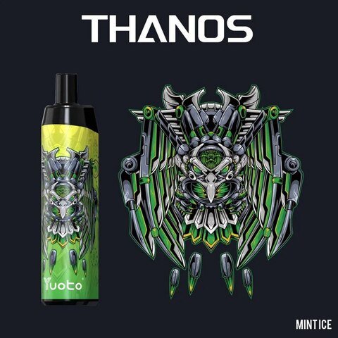 Yuoto thanos 5000 puffs - mint ice / 50mg(5% ) - disposable vape